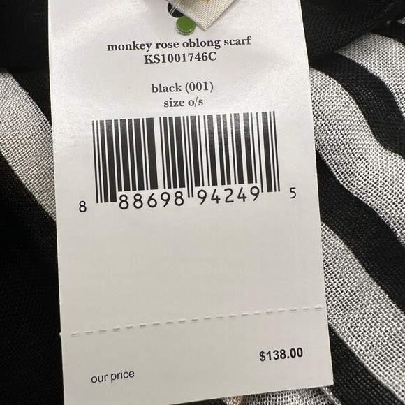 BUNDLE ALERT: ๐ Kate Spade Rambling Roses Monkey KEYCHAIN, CLUTCH and SCARF. - Picture 9 of 10